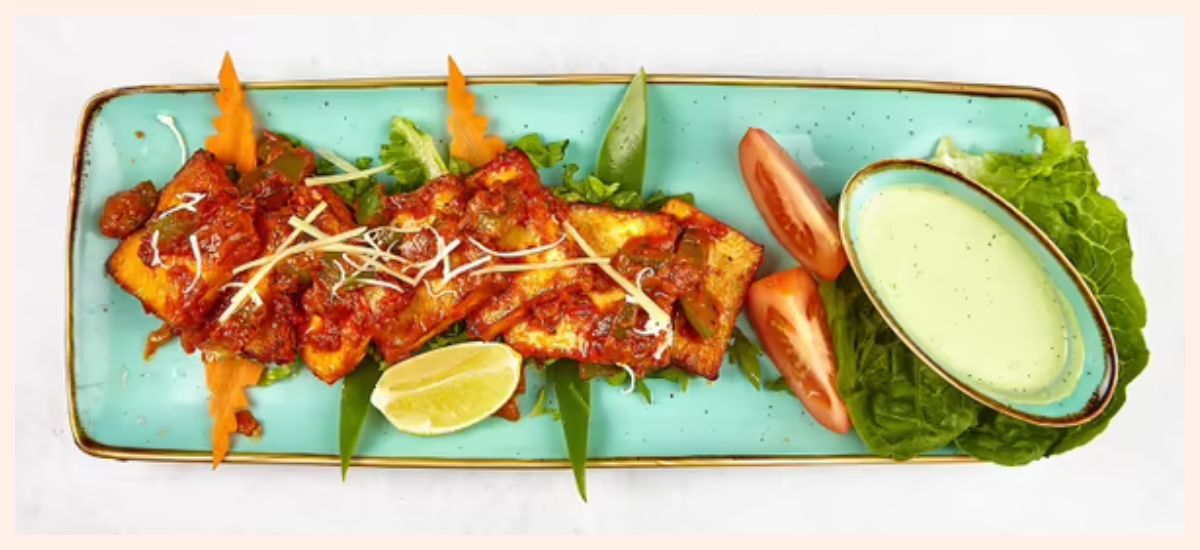 Paneer Tikka at Sadhu Wismar 